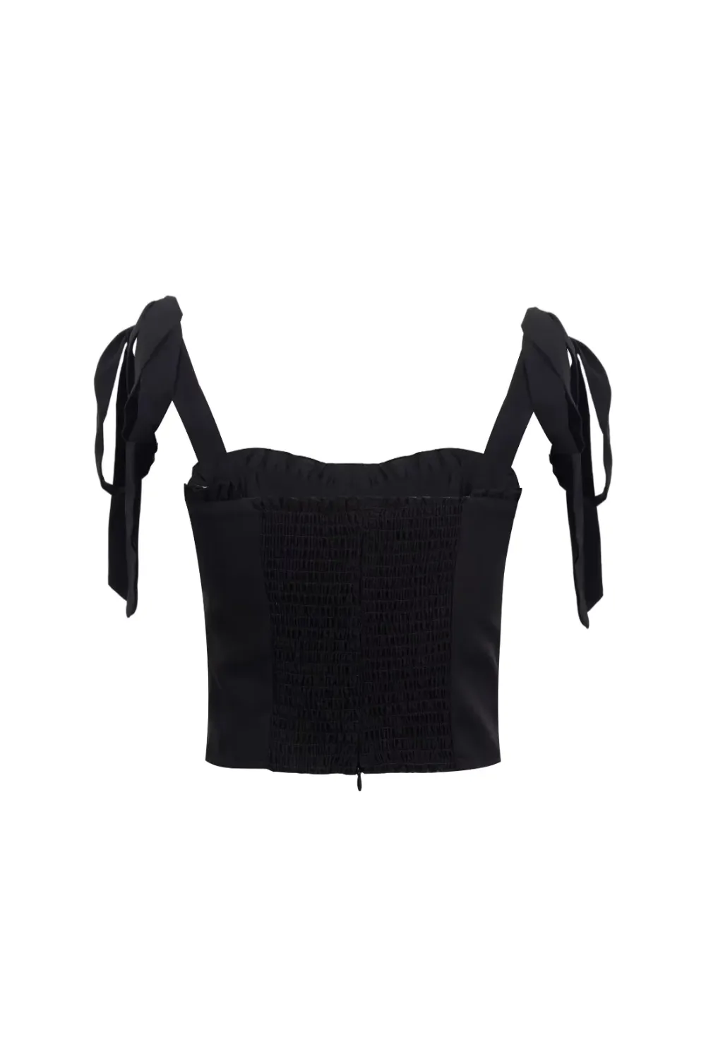 'Blaire' Tie-straps Elastic Vest Top