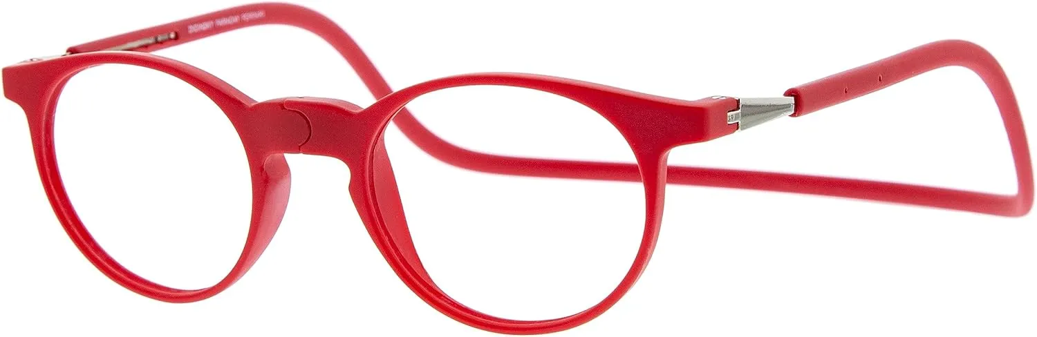Blue Light Blocking Magnetic Reading Glasses for Men and Women. Rubber Touch Flexible Temples and Anti Glare Lenses.
