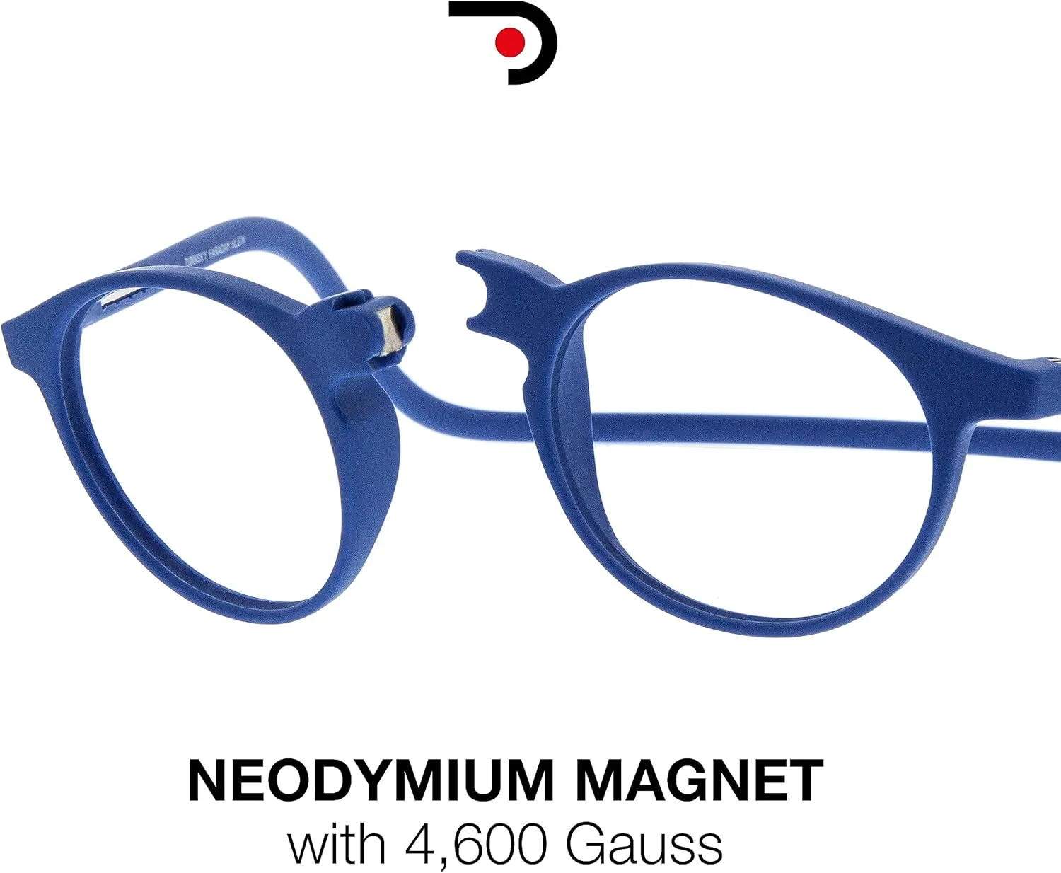 Blue Light Blocking Magnetic Reading Glasses for Men and Women. Rubber Touch Flexible Temples and Anti Glare Lenses.