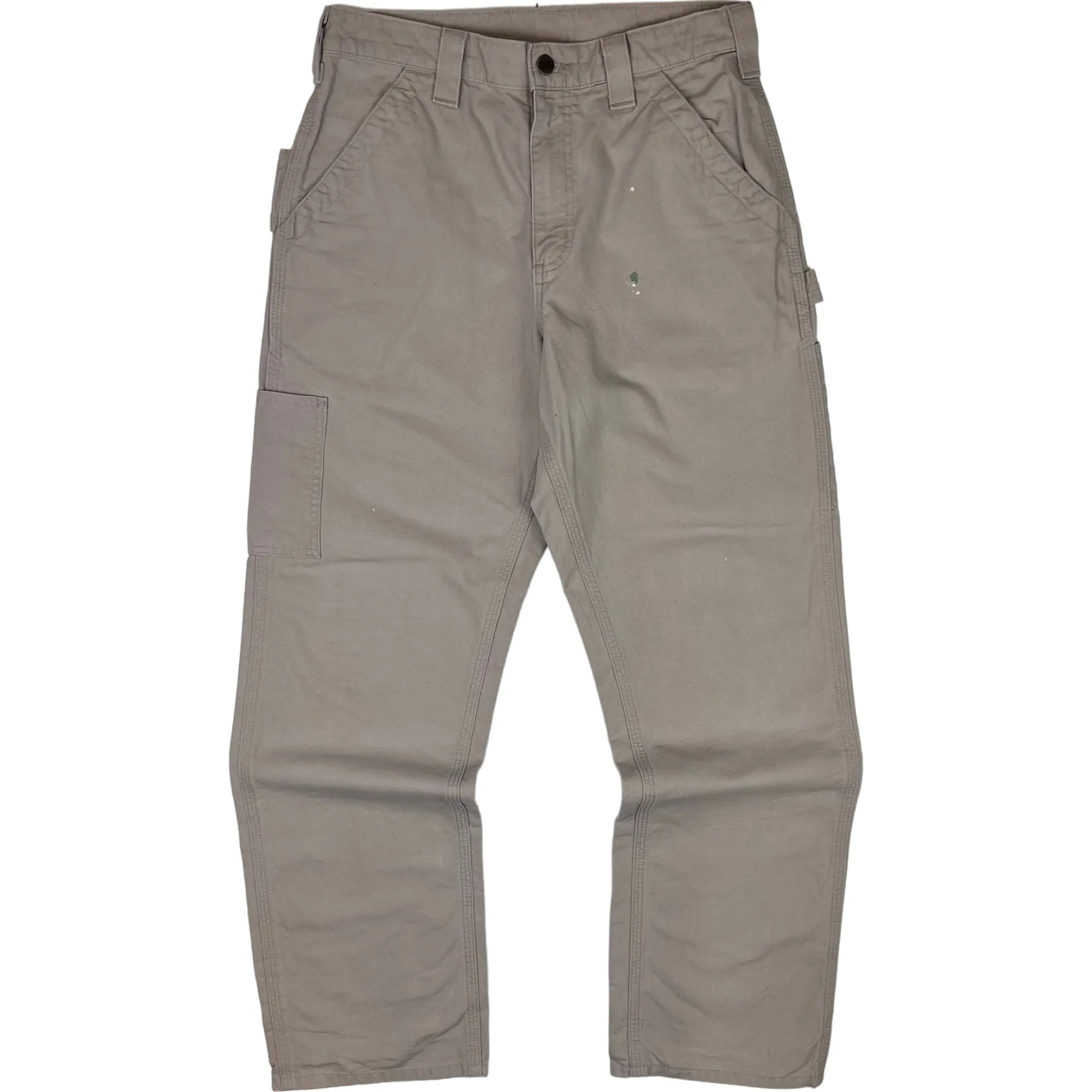 Carhartt Original Dungaree Fit Carpenter Workwear Trousers Light Grey