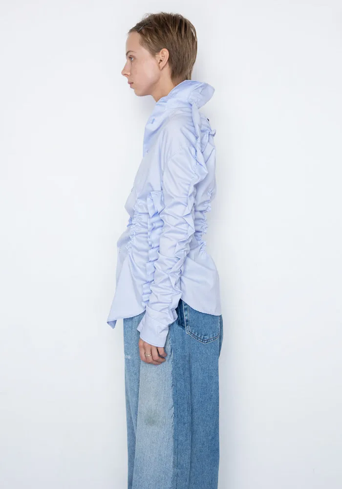 PROTOTYPES PT2LL01SH01-US OUTLINE SHIRT LIGHT BLUE