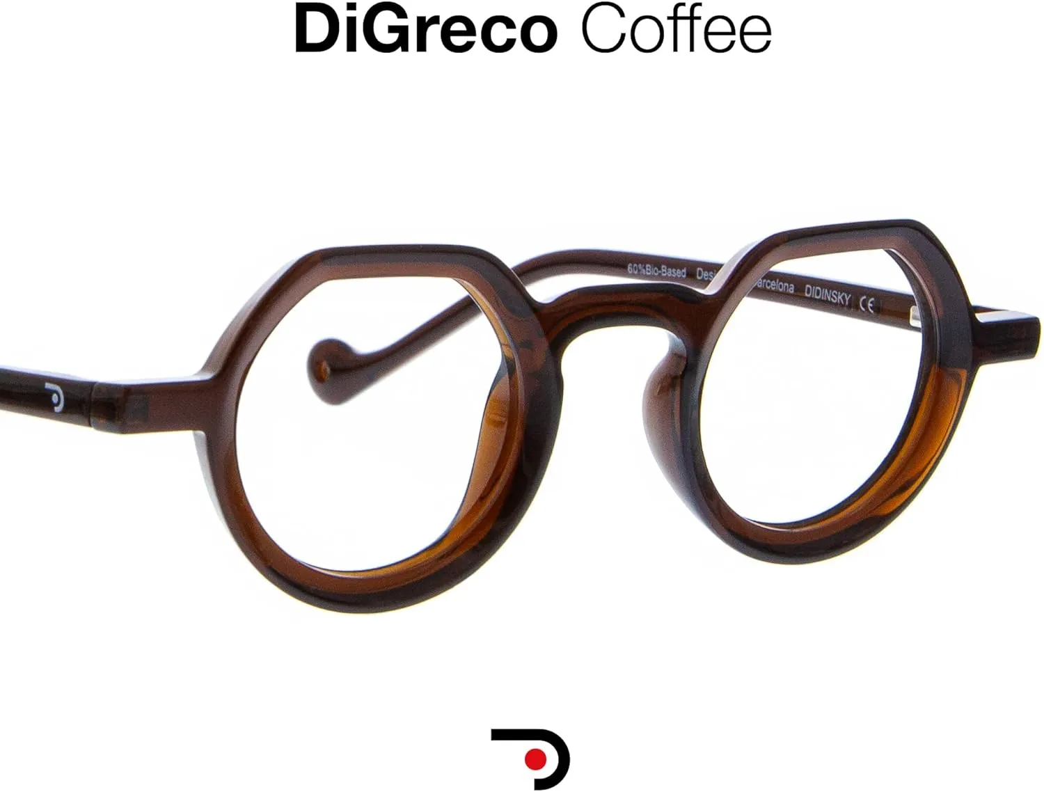 Reading Glasses Blue Light Blocking Unisex Readers. Acetate Frames, Flexible Temples and Anti-Reflective Lenses - Coffee  3.0 - DIGRECCO