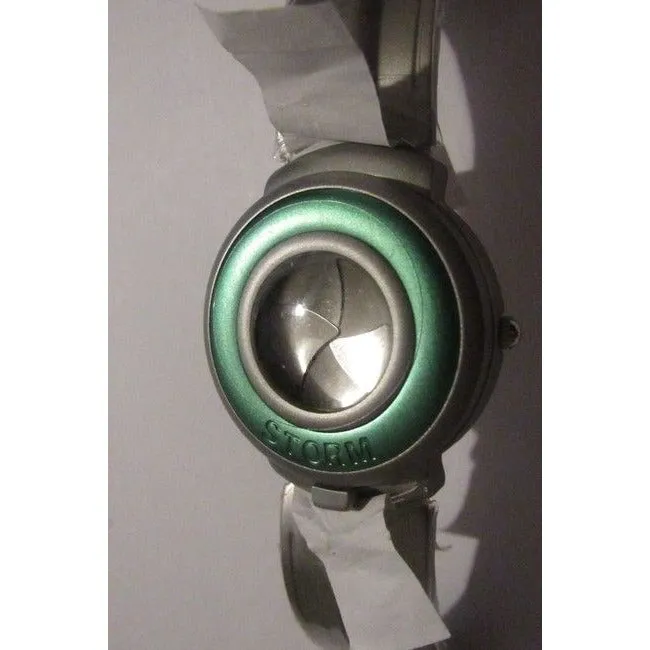 Storm Chromacam Green Chrome Stainless Steel Style Face Watch