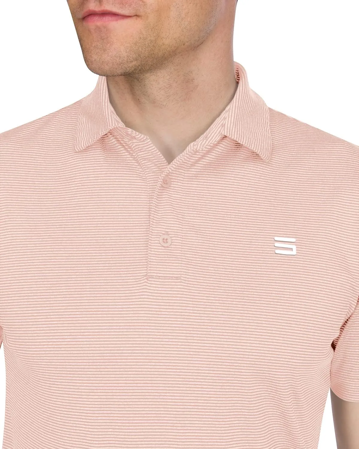 Three Sixty Six Golf Shirts for Men - Men’s Quick Dry Polo Shirt - 4-Way Stretch & UPF 50