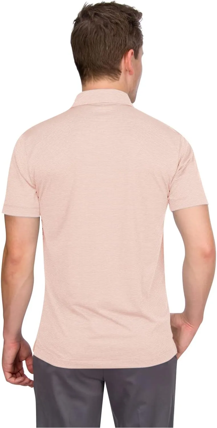 Three Sixty Six Golf Shirts for Men - Men’s Quick Dry Polo Shirt - 4-Way Stretch & UPF 50